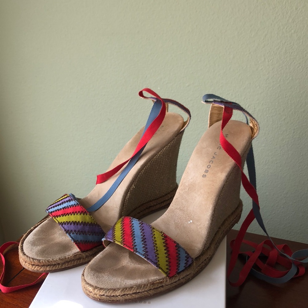 Marc Jacobs rainbow wedge